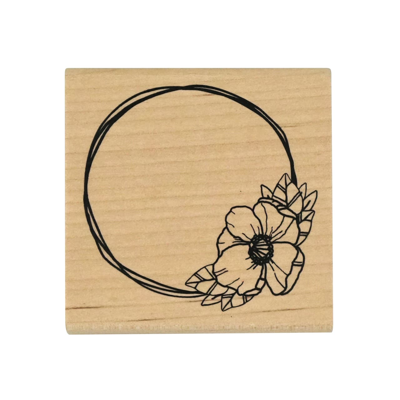 Simple Wreath Wood Stamp by Recollections&#x2122;
